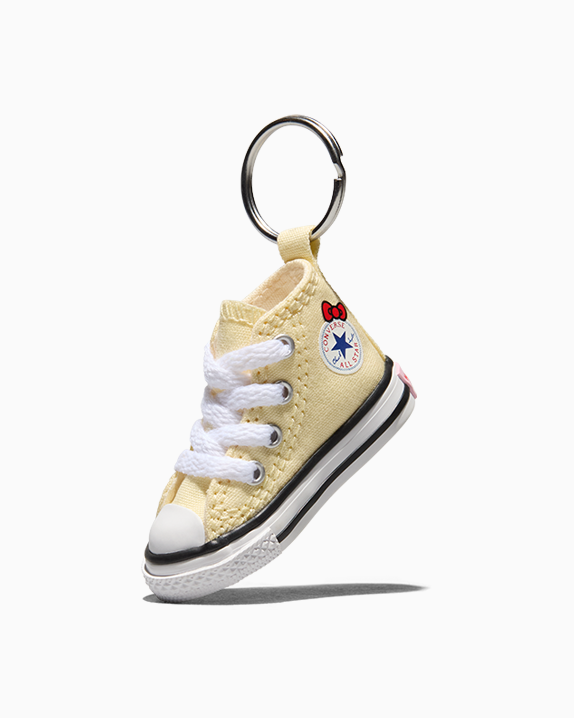 HELLO KITTY CTAS KEYCHAIN TRANSPARENT YELLOW/WHITE