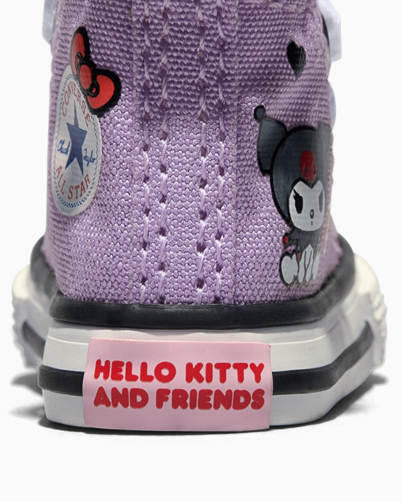 HELLO KITTY CTAS KEYCHAIN PURPLE/WHITE/BLACK