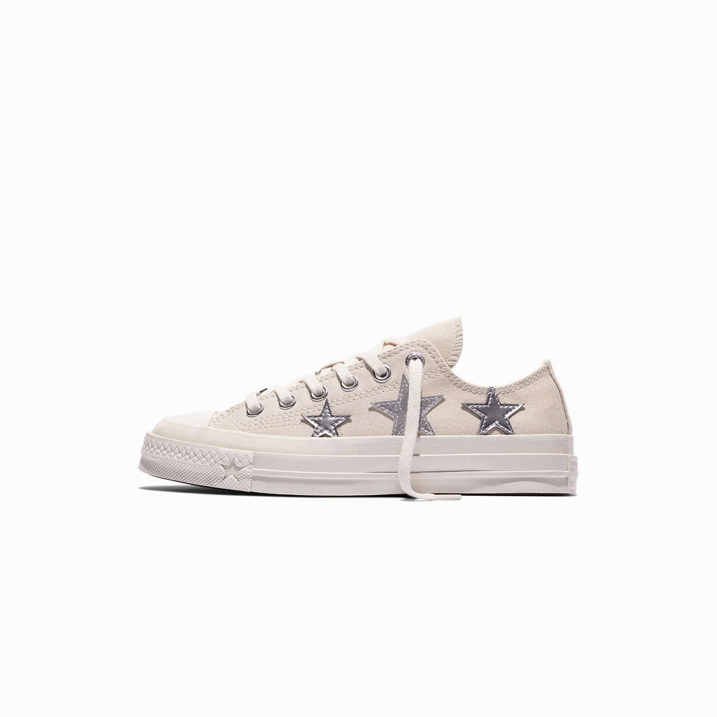 CHUCK 70 X OX NATURAL IVORY/DULL SILVER