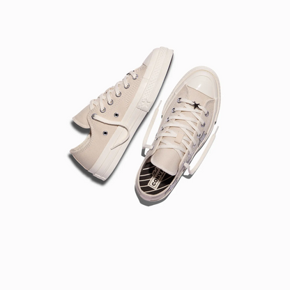 CHUCK 70 X OX NATURAL IVORY/DULL SILVER