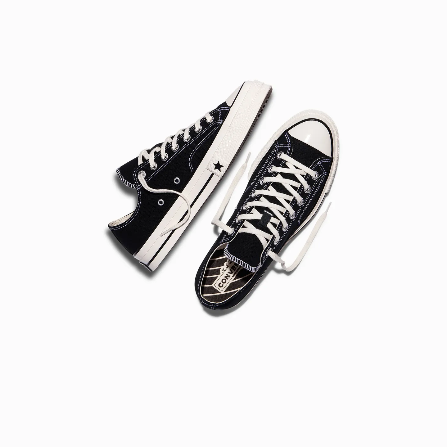 CHUCK 70 X OX BLACK/BLACK/EGRET