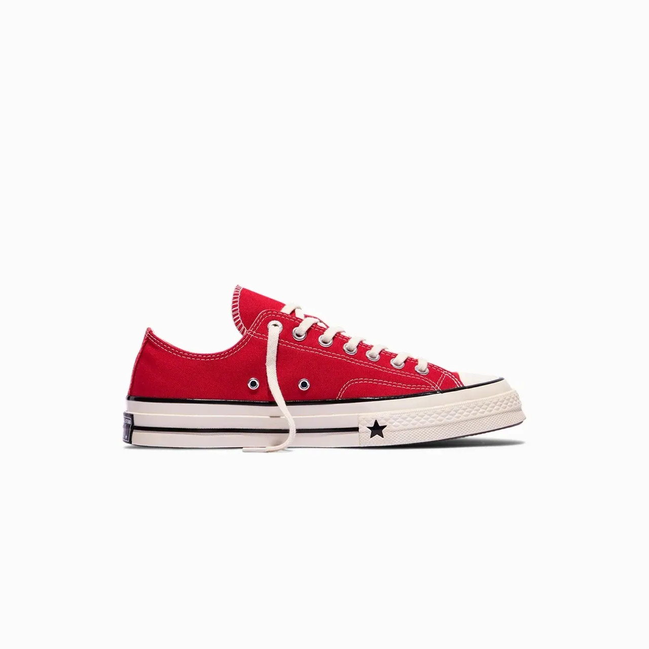 CHUCK 70 X OX ENAMEL RED/EGRET/BLACK
