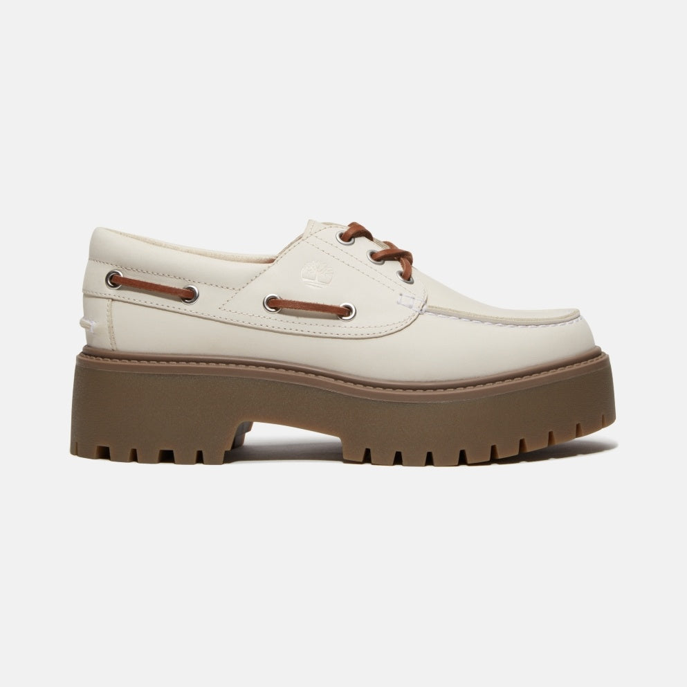 STONE STREET BOAT SHOE NATURAL,FQ