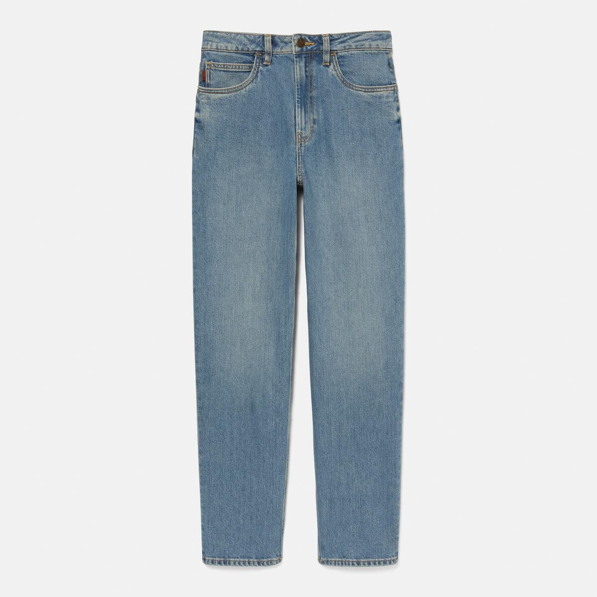 Denim Straight Pants LIGHT SHA,FQ