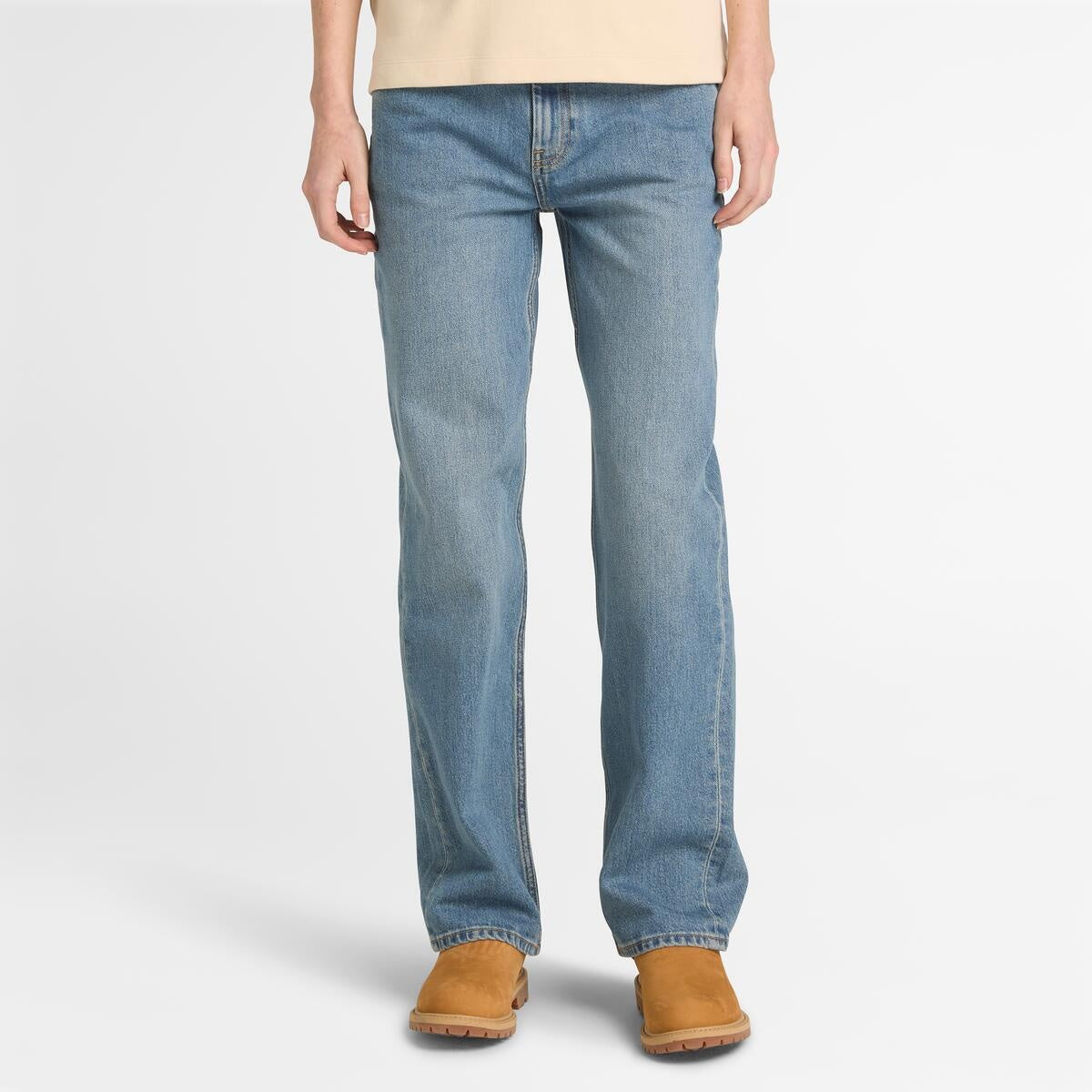 Denim Straight Pants LIGHT SHA,FQ