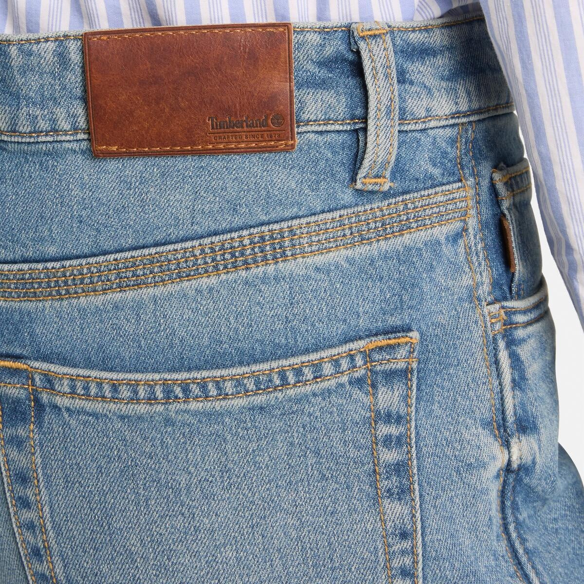 Denim Straight Pants LIGHT SHA,FQ