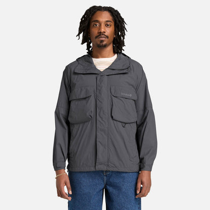 AF ANTI-UV HOODED JACKET BLACK,FQ