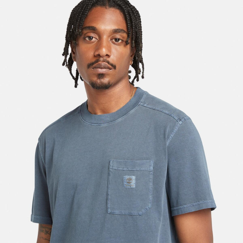 AF Garment Dye Chest Pocket Te,FQ