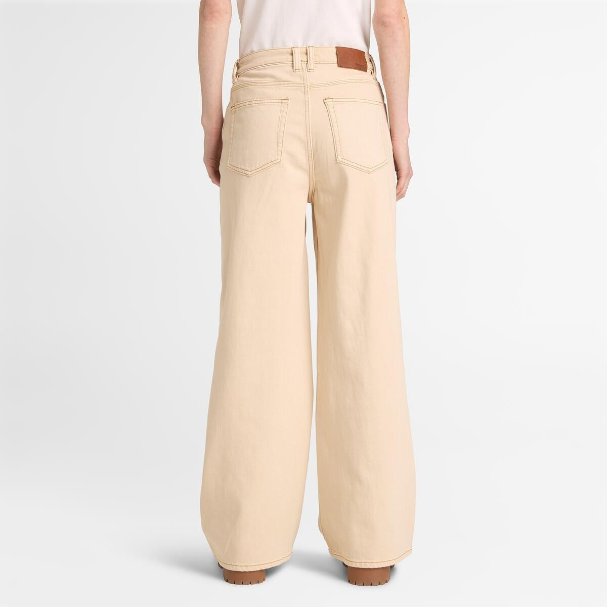 Denim Wide Leg Pants PUTTY,FQ