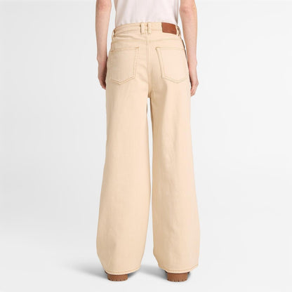 Denim Wide Leg Pants PUTTY,FQ