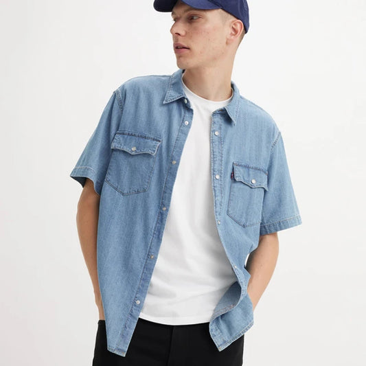 SS RELAXED FIT WESTERN KIBLER INDIGO MID