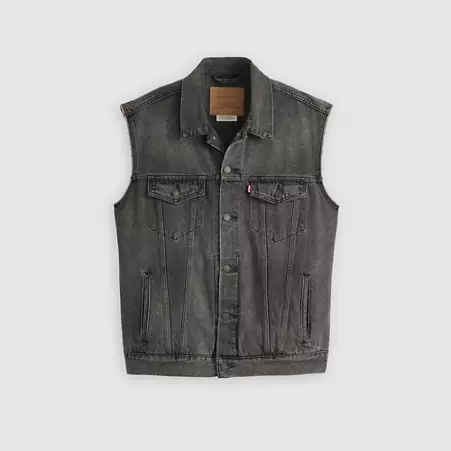 RELAXED TRUCKER VEST NIGHT OWL VEST