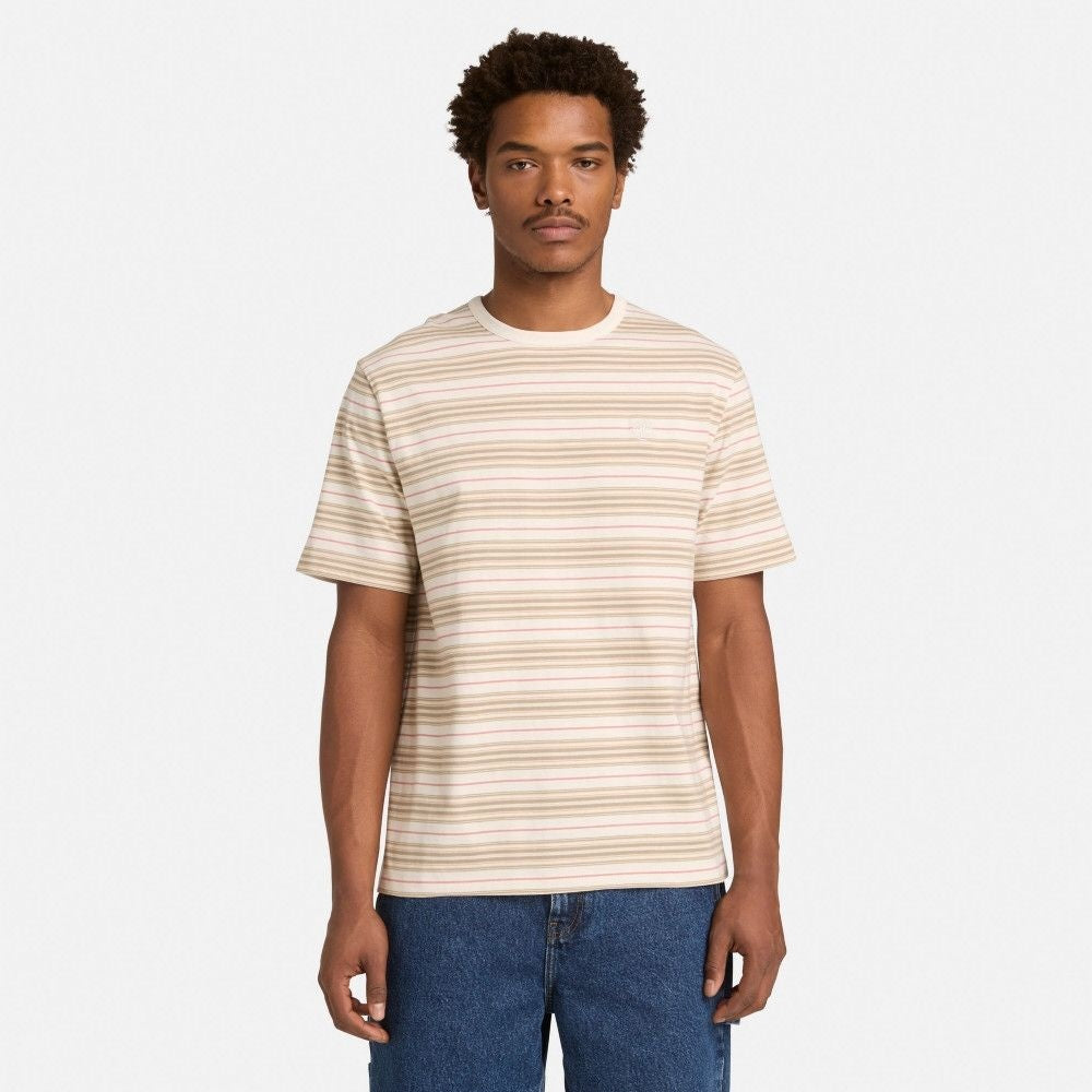 Stripe Tee VINTAGE WHITE-ASH R,FQ