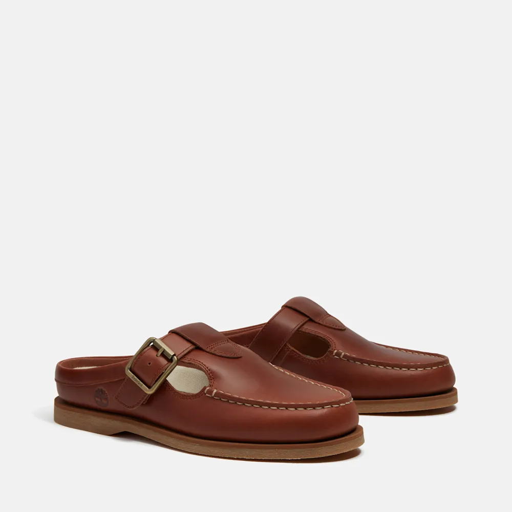 CLASSIC BOAT CLOG SHOE RUST FU,FQ