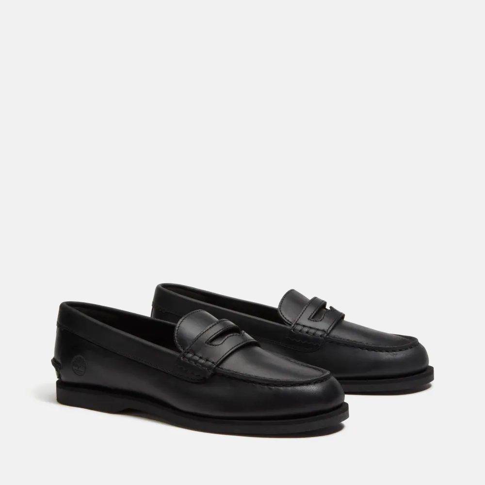 CLASSIC BOAT LOAFER SHOE BLACK,FQ