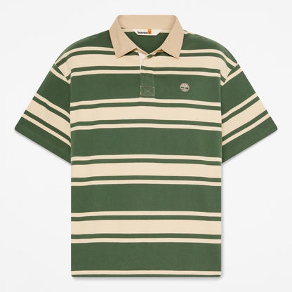 AF SS Striped Rugby Polo PINEN,FQ