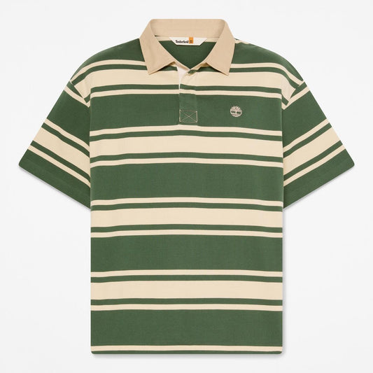 AF SS Striped Rugby Polo PINEN,FQ
