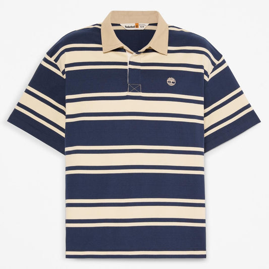 AF SS Striped Rugby Polo PEACO,FQ