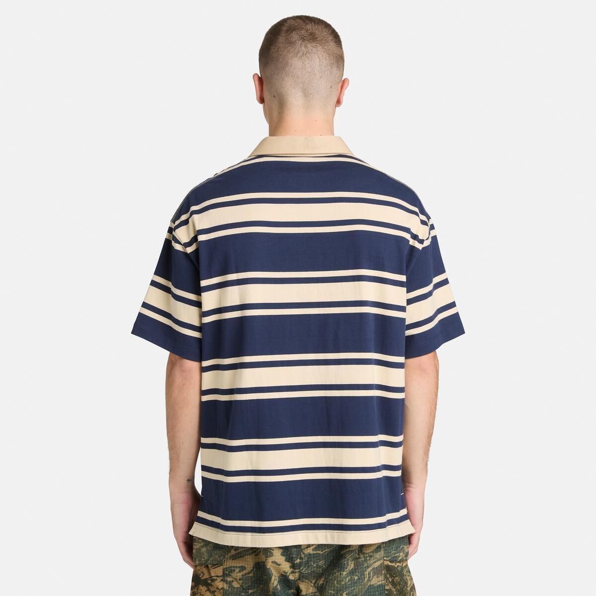 AF SS Striped Rugby Polo PEACO,FQ
