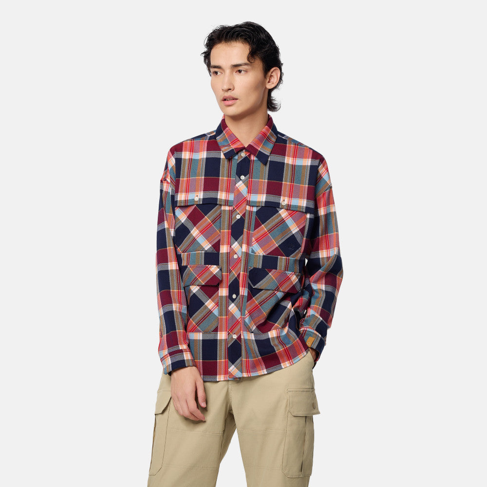 Long Sleeve YD Plaid Shirts PA,FQ