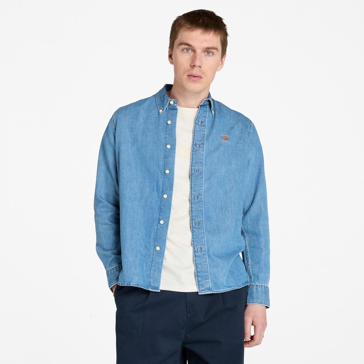 AF Denim Shirt HORIZON BLUE WA,FQ
