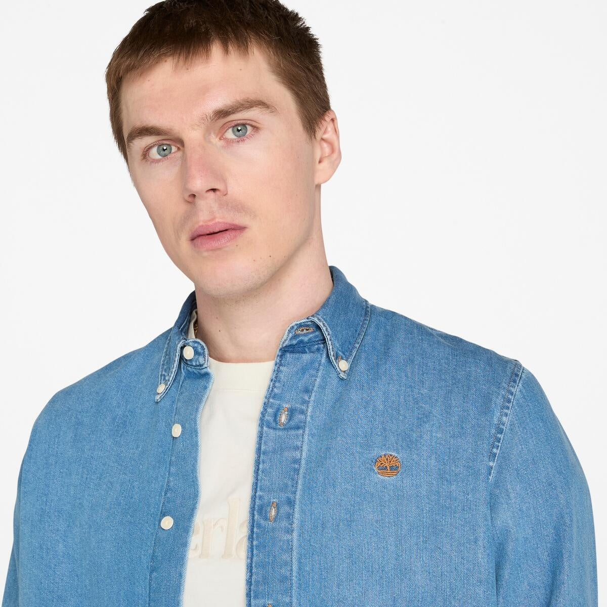 AF Denim Shirt HORIZON BLUE WA,FQ