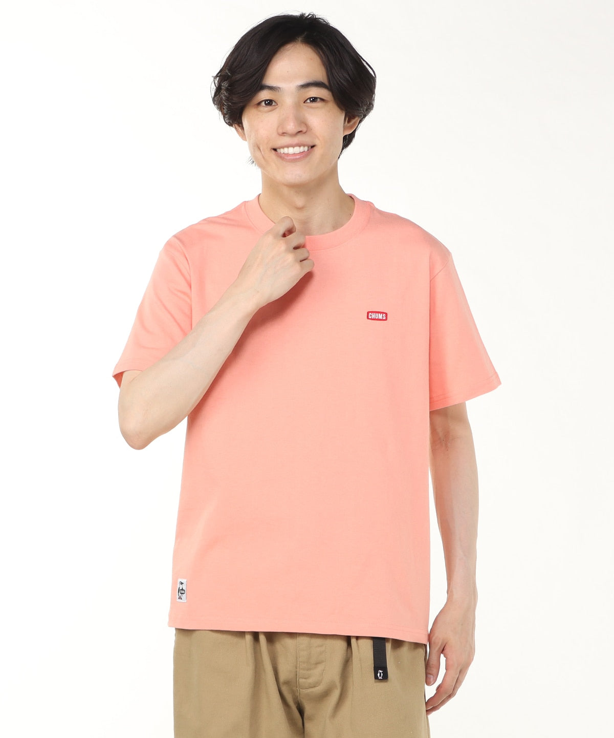 CHUMS BOOBY LOGO T-SHIRT MS