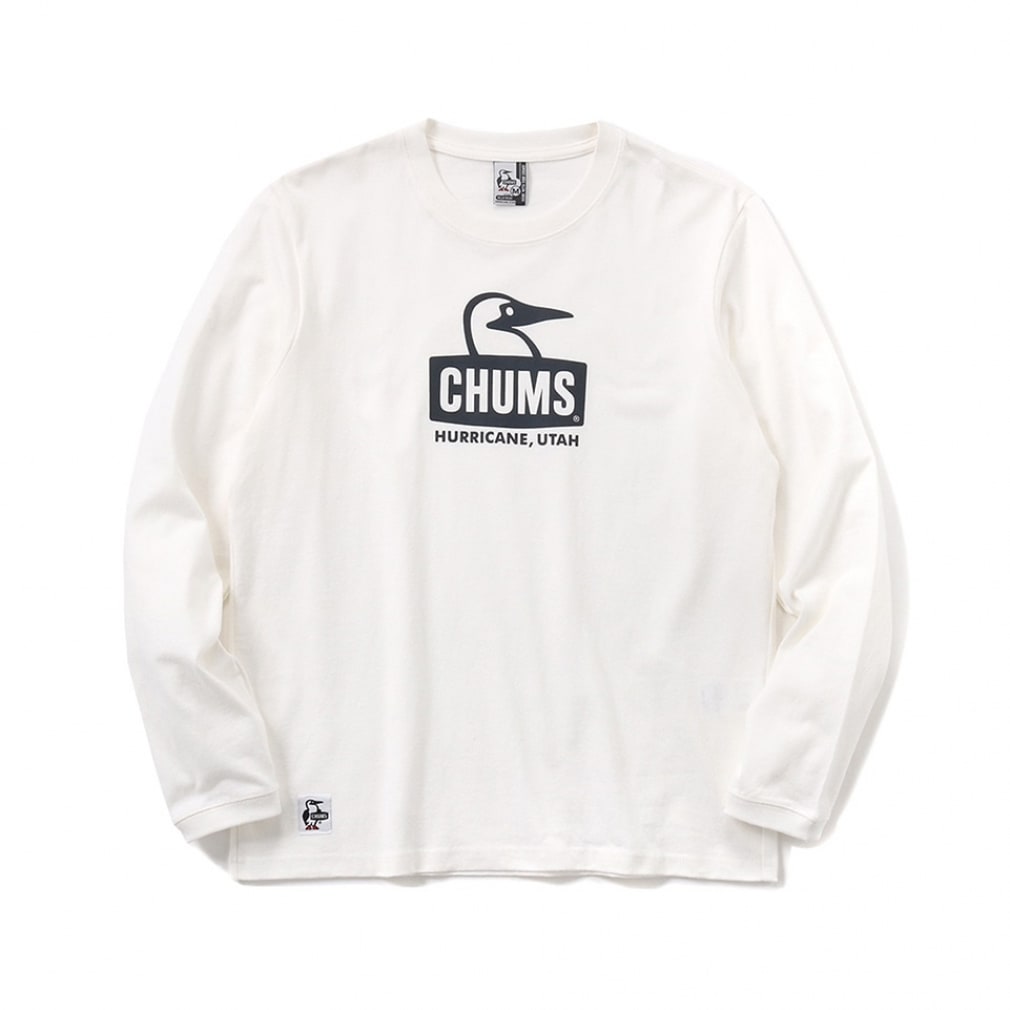 CHUMS BOOBY FACE BRUSHED L/S T-SHIRT MS