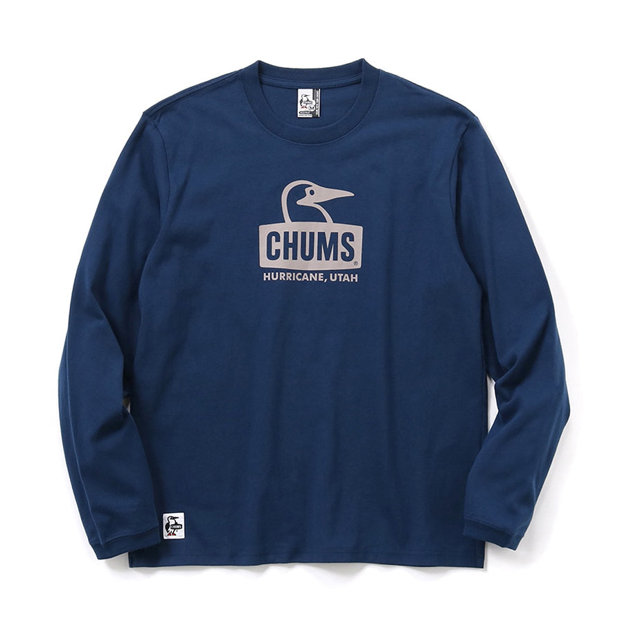 CHUMS BOOBY FACE BRUSHED L/S T-SHIRT MS