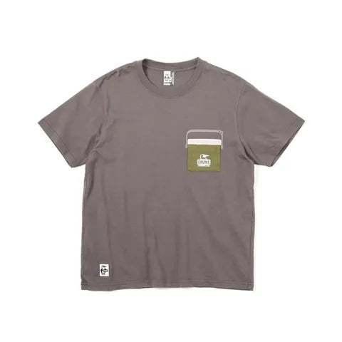 CHUMS CAMPER COOLER POCKET T-SHIRT MS