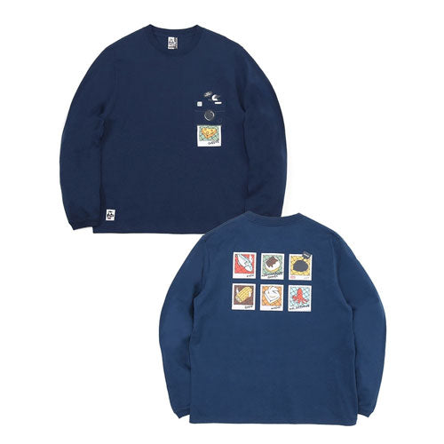 CHUMS YATAI DE OTSUKARE BRUSHED L/S T-SHIRT MS