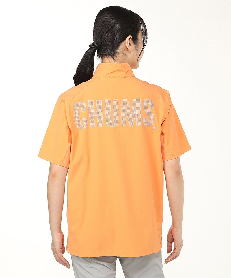 CHUMS AIRTRAIL STRETCH HALF ZIP TOP MS