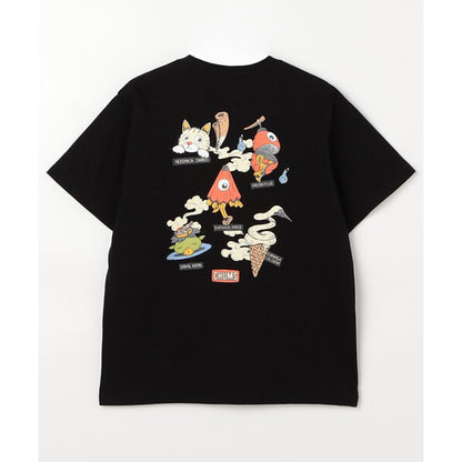CHUMS ANTI-BUG FOOD YOKAI POCKET T-SHIRT MS