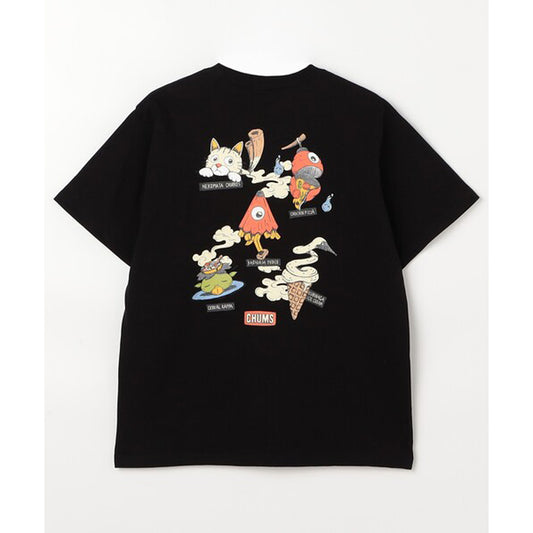 CHUMS ANTI-BUG FOOD YOKAI POCKET T-SHIRT MS