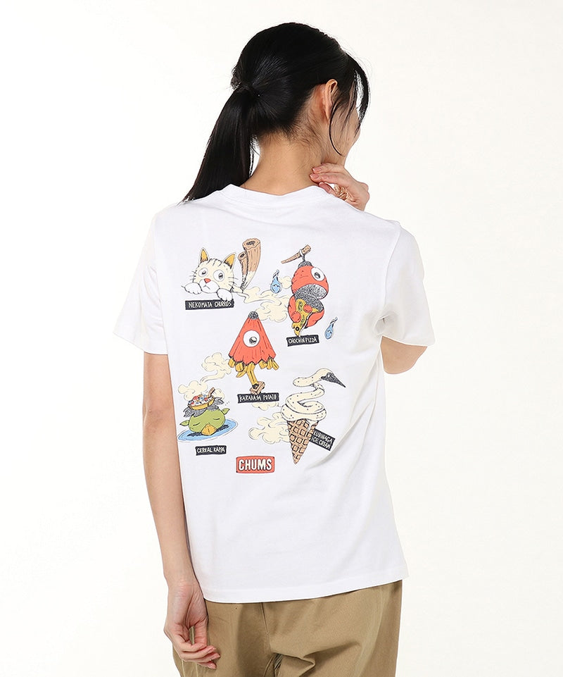 CHUMS ANTI-BUG FOOD YOKAI POCKET T-SHIRT MS