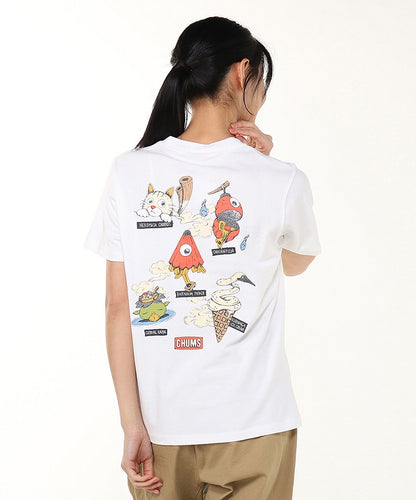 CHUMS ANTI-BUG FOOD YOKAI POCKET T-SHIRT MS