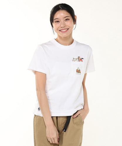 CHUMS ANTI-BUG FOOD YOKAI POCKET T-SHIRT MS