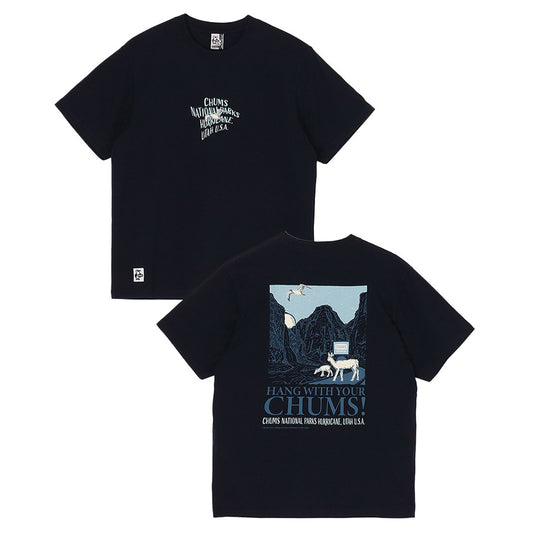 CHUMS ANTI-BUG NATIONAL PARKS T-SHIRT MS