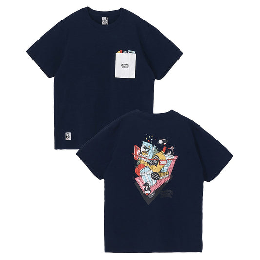 CHUMS CHUMLEY/S MARKET POCKET T-SHIRT MS