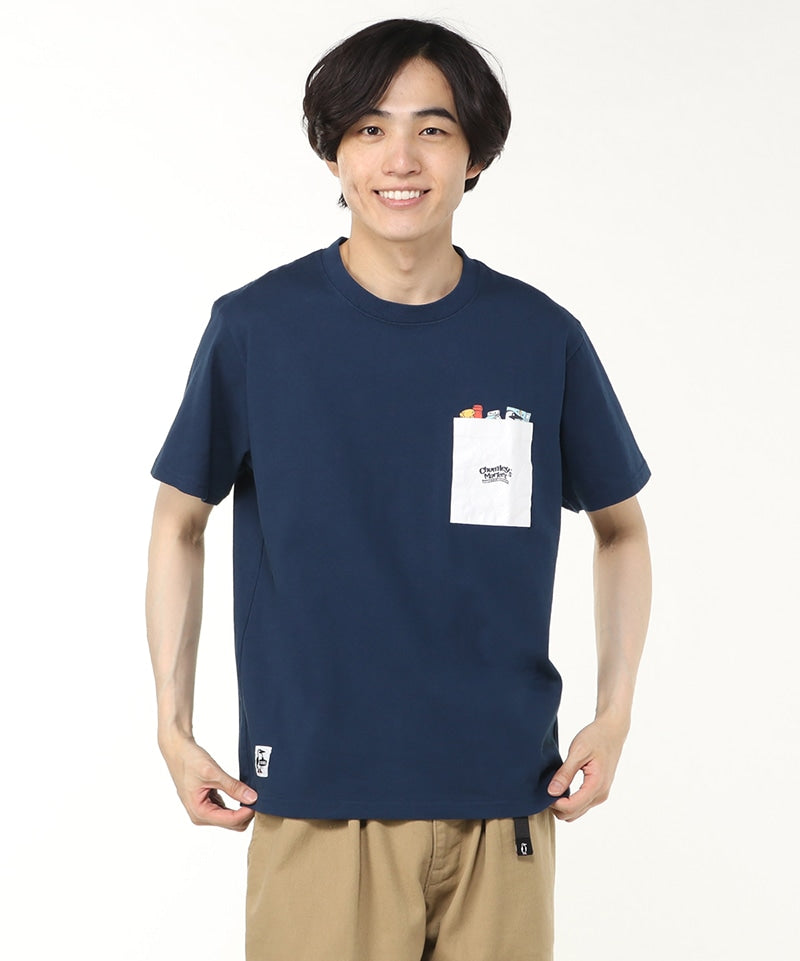 CHUMS CHUMLEY/S MARKET POCKET T-SHIRT MS