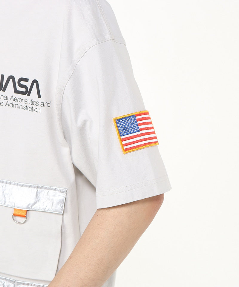 CHUMS NASA X CHUMS SPACE POCKET T-SHIRTS MS