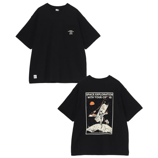 SPACE BOOBY SPACESHIP POCKET T-SHIRT MS