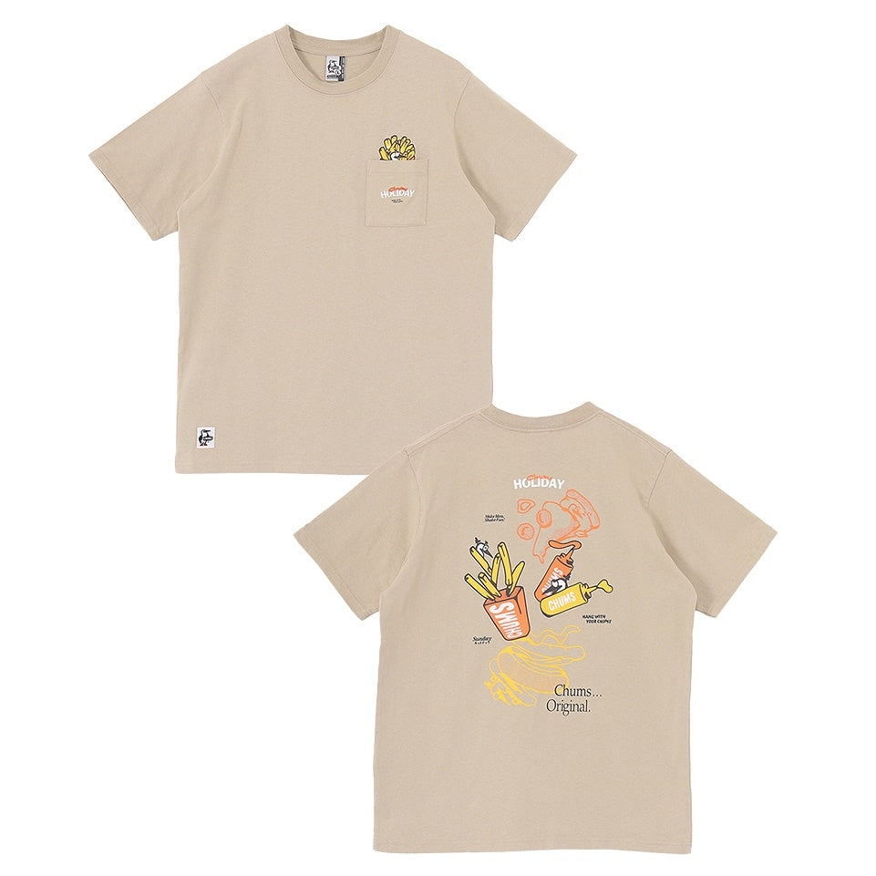ANTI-BUG FAST FOOD POCKET T-SHIRT MS