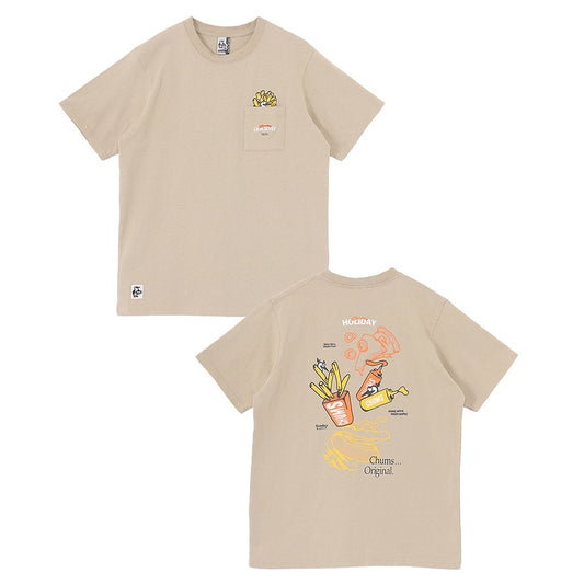 ANTI-BUG FAST FOOD POCKET T-SHIRT MS
