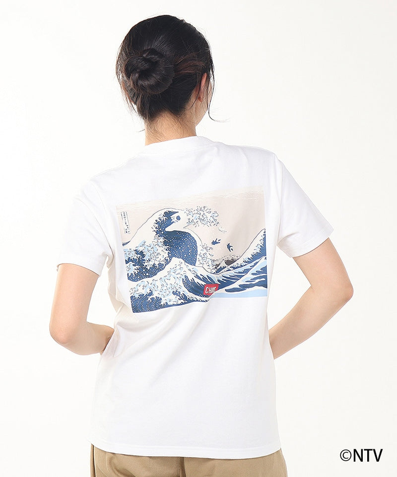 CHUMS x 葛飾北齋 浪裏 POCKET T-SHIRT MS