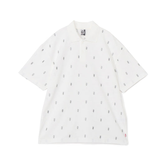 CHUMS BOOBY TOTAL EMBROIDERY POLO SHIRT MS
