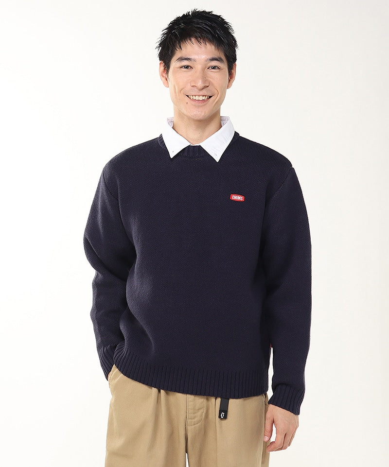 BIG BOOBY KNIT CREW TOP MS