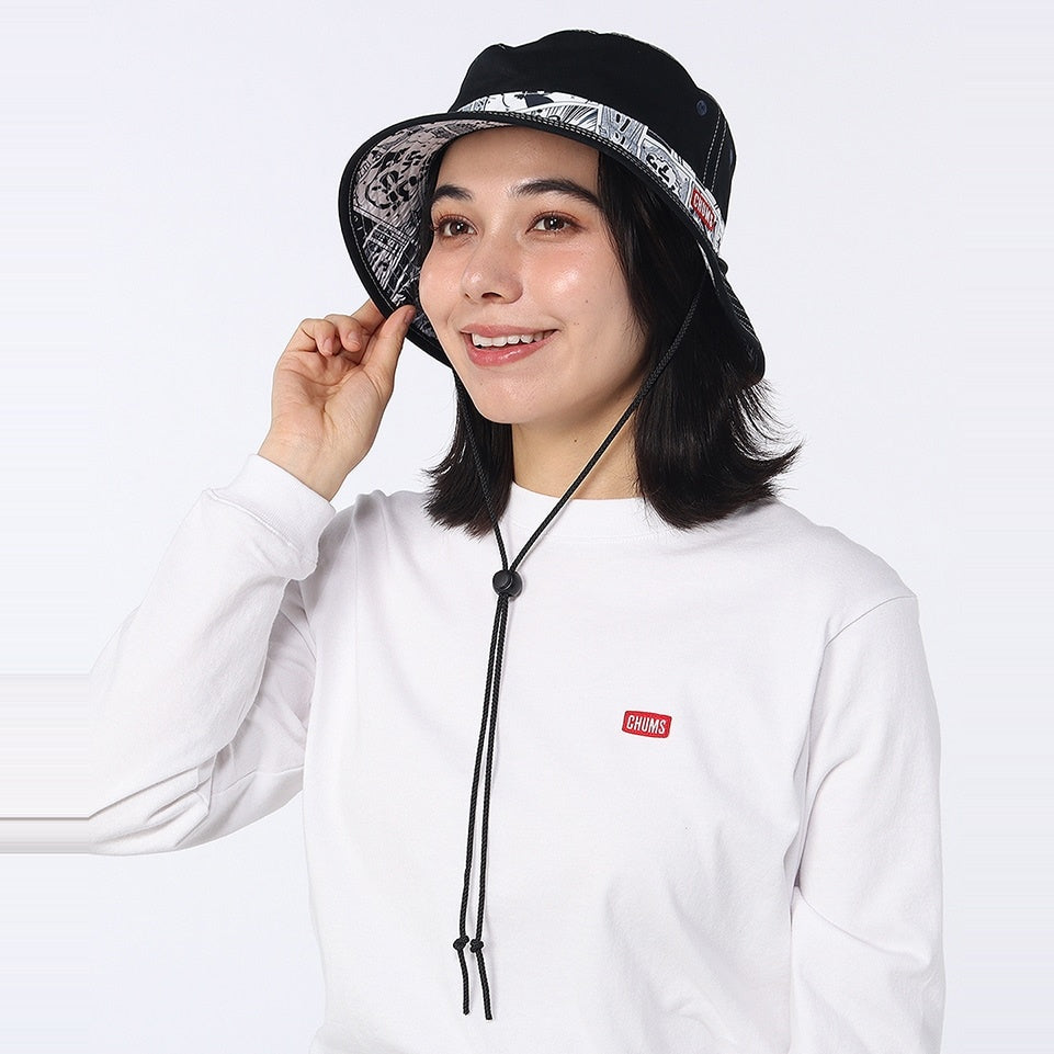 REVERSIBLE PRINT HAT
