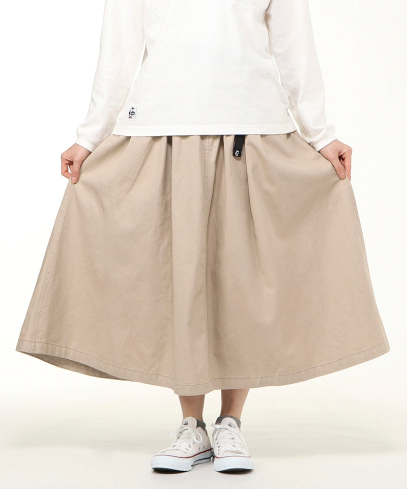 CHUMS TWO TUCK WIDE SHKIRT LIGHT WS