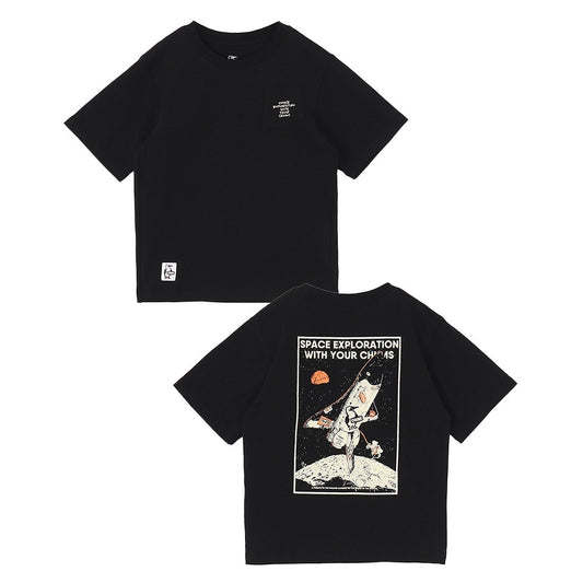 KIDS SPACE BOOBY SPACESHIP POCKET T-SHIRT